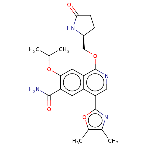Chemical structure of BindingDB Monomer ID 319556