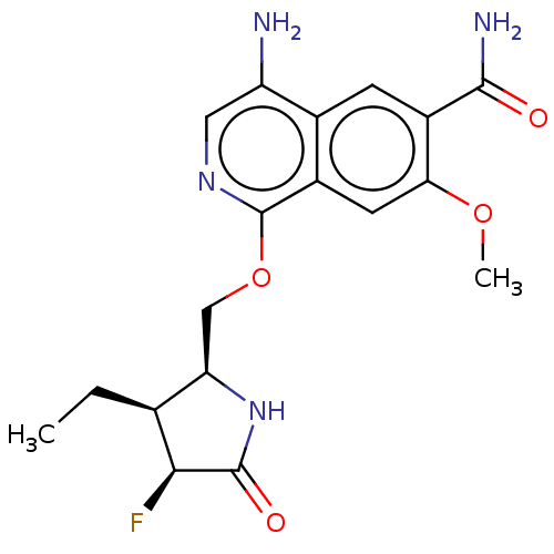 Chemical structure of BindingDB Monomer ID 319564