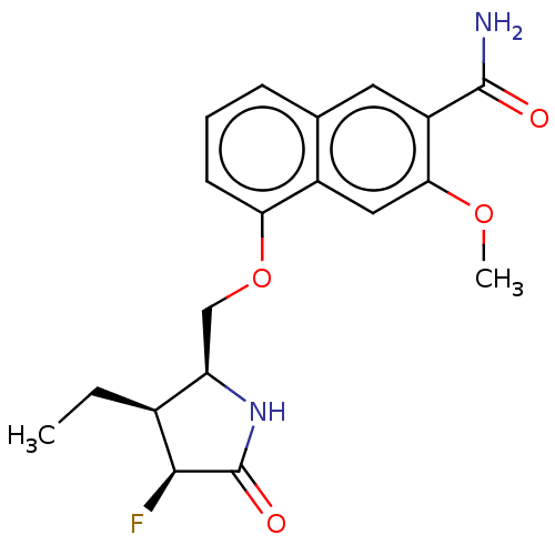 Chemical structure of BindingDB Monomer ID 319575