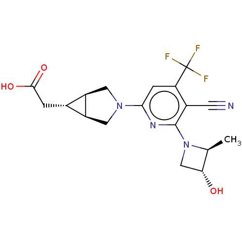 Chemical structure of BindingDB Monomer ID 319582