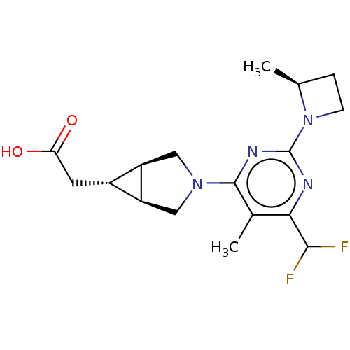 Chemical structure of BindingDB Monomer ID 319603