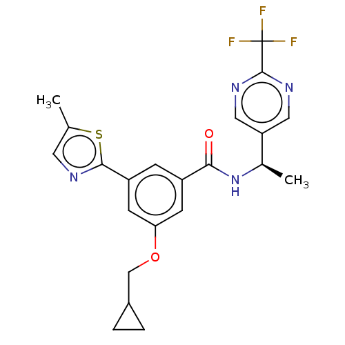 Chemical structure of BindingDB Monomer ID 319834