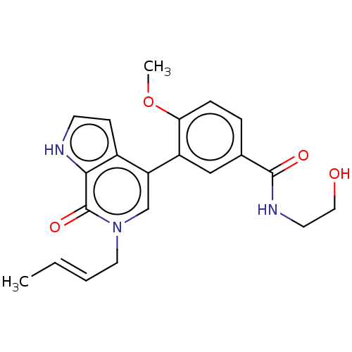 Chemical structure of BindingDB Monomer ID 321397
