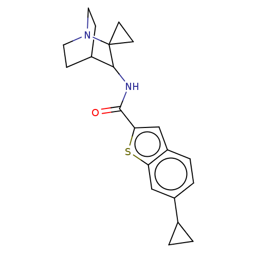 Chemical structure of BindingDB Monomer ID 322298