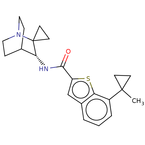 Chemical structure of BindingDB Monomer ID 322434