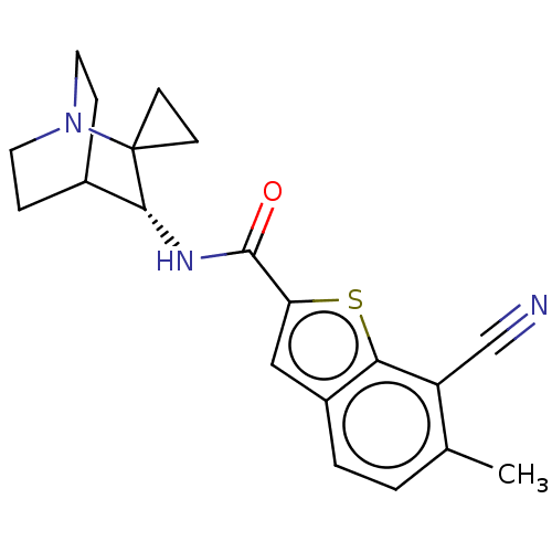 Chemical structure of BindingDB Monomer ID 322445