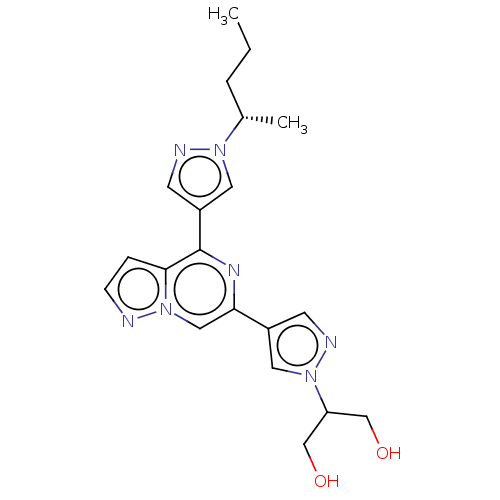 Chemical structure of BindingDB Monomer ID 325420
