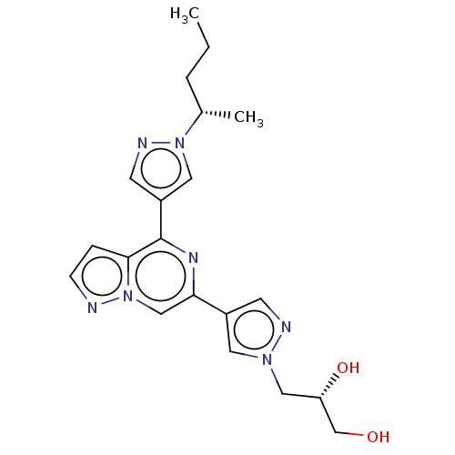 Chemical structure of BindingDB Monomer ID 325424