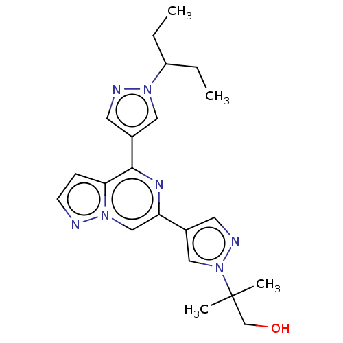 Chemical structure of BindingDB Monomer ID 325462