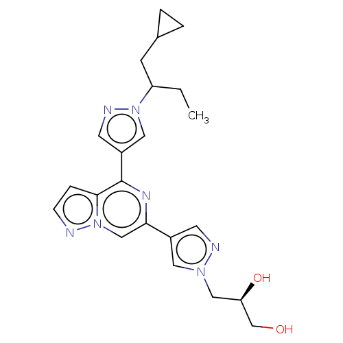 Chemical structure of BindingDB Monomer ID 325543