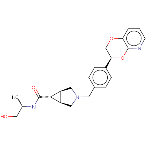 Chemical structure of BindingDB Monomer ID 327165