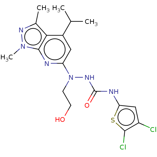 Chemical structure of BindingDB Monomer ID 329385