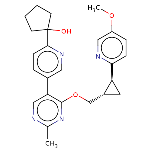 Chemical structure of BindingDB Monomer ID 329476