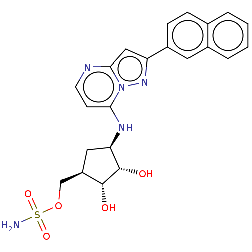 Chemical structure of BindingDB Monomer ID 329808