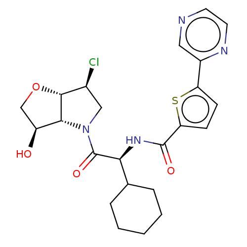 Chemical structure of BindingDB Monomer ID 331541