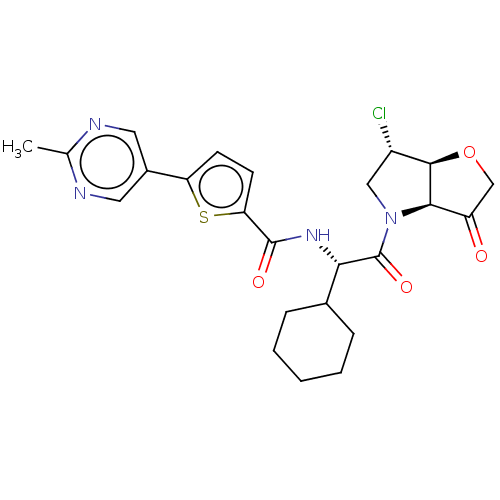 Chemical structure of BindingDB Monomer ID 331565