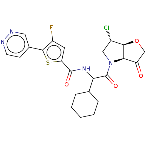 Chemical structure of BindingDB Monomer ID 331575