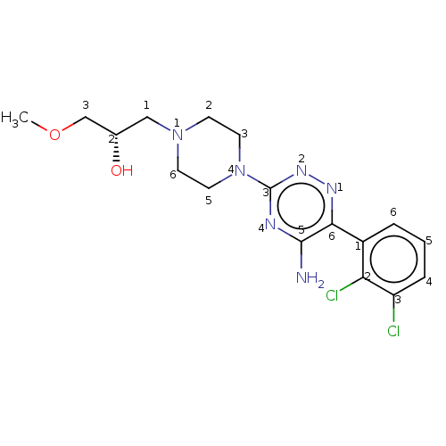 Chemical structure of BindingDB Monomer ID 331895