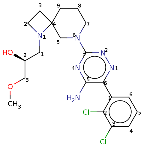 Chemical structure of BindingDB Monomer ID 331928