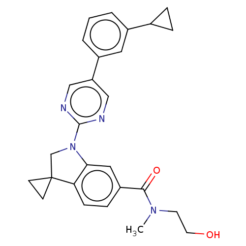 Chemical structure of BindingDB Monomer ID 332303