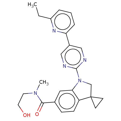 Chemical structure of BindingDB Monomer ID 332304