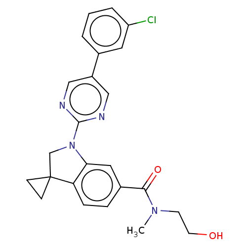 Chemical structure of BindingDB Monomer ID 332309