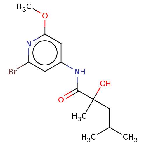 Chemical structure of BindingDB Monomer ID 334276