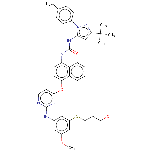 Chemical structure of BindingDB Monomer ID 334364