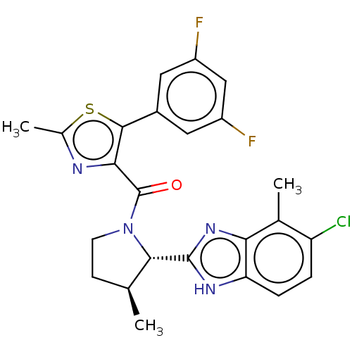Chemical structure of BindingDB Monomer ID 334708