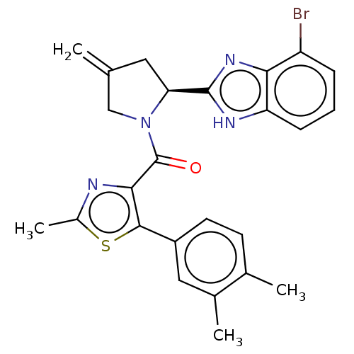 Chemical structure of BindingDB Monomer ID 335279
