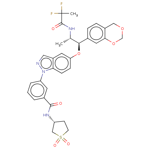 Chemical structure of BindingDB Monomer ID 335726