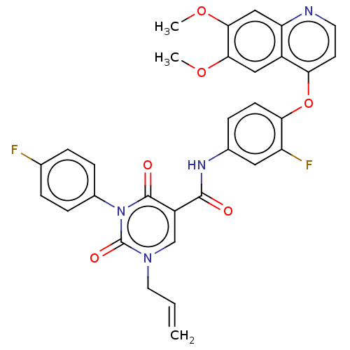 Chemical structure of BindingDB Monomer ID 336536