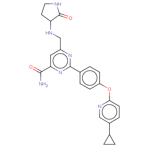 Chemical structure of BindingDB Monomer ID 336744