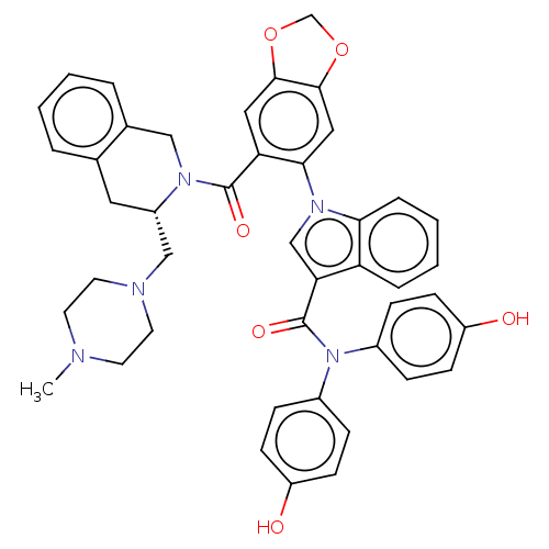 Chemical structure of BindingDB Monomer ID 340986