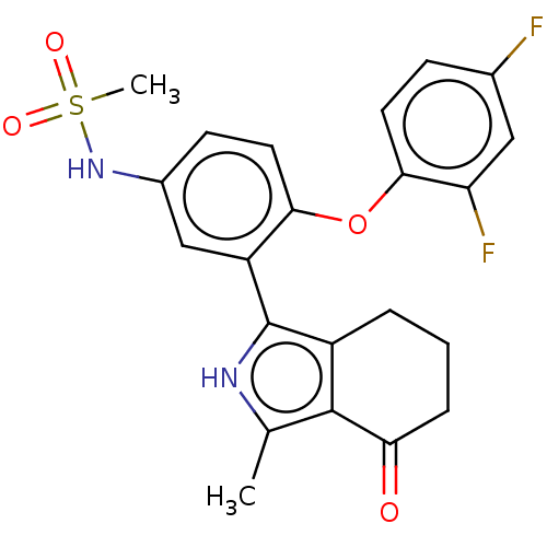 Chemical structure of BindingDB Monomer ID 342603