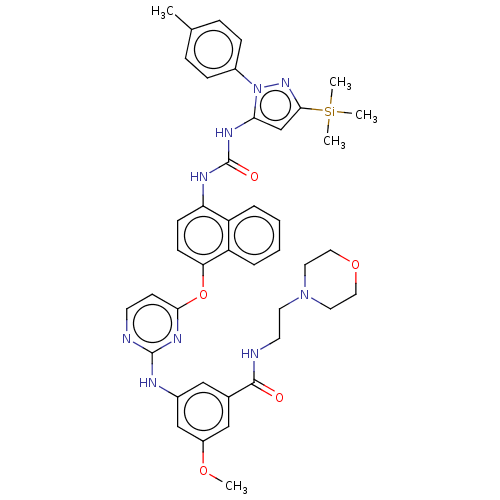 Chemical structure of BindingDB Monomer ID 345140
