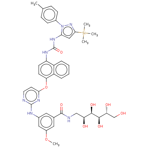 Chemical structure of BindingDB Monomer ID 345147