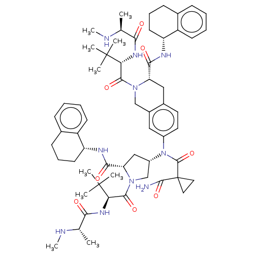 Chemical structure of BindingDB Monomer ID 345154