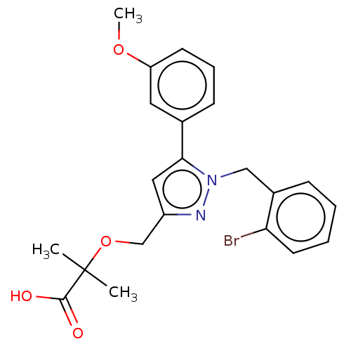 Chemical structure of BindingDB Monomer ID 345284