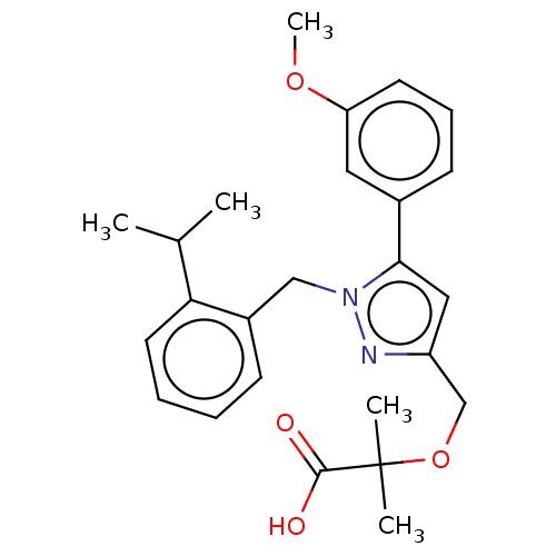 Chemical structure of BindingDB Monomer ID 345285