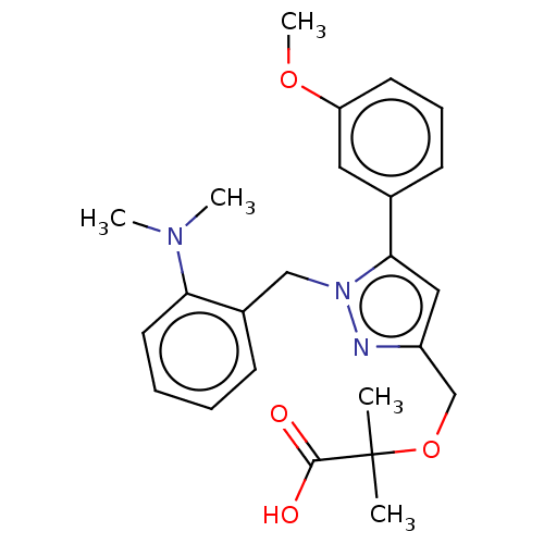Chemical structure of BindingDB Monomer ID 345292