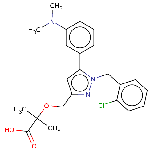 Chemical structure of BindingDB Monomer ID 345304