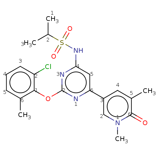 Chemical structure of BindingDB Monomer ID 345458