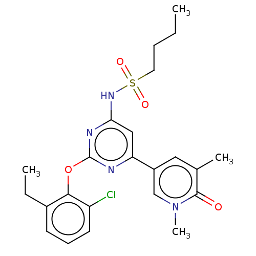 Chemical structure of BindingDB Monomer ID 345496