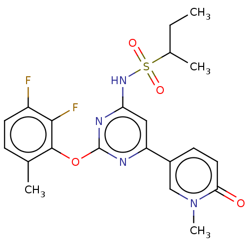 Chemical structure of BindingDB Monomer ID 345804