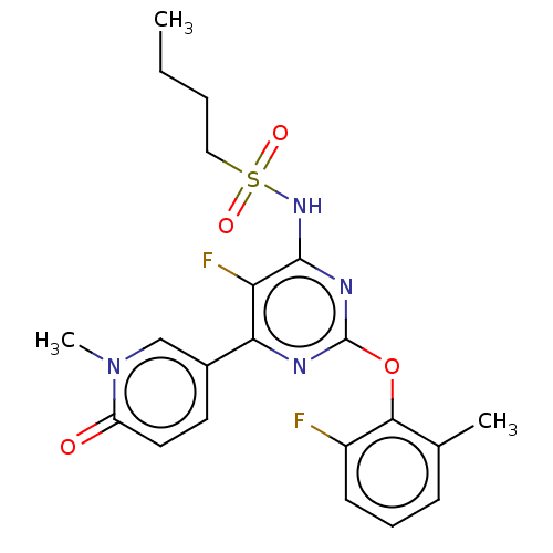 Chemical structure of BindingDB Monomer ID 345807