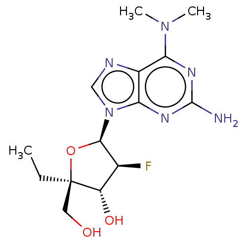 Chemical structure of BindingDB Monomer ID 347281