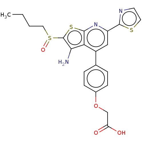 Chemical structure of BindingDB Monomer ID 347445