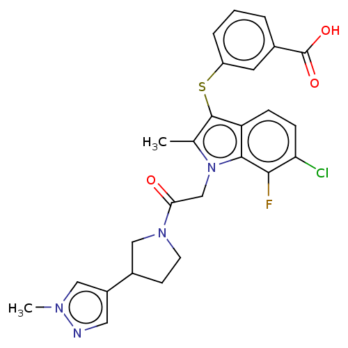 Chemical structure of BindingDB Monomer ID 363019