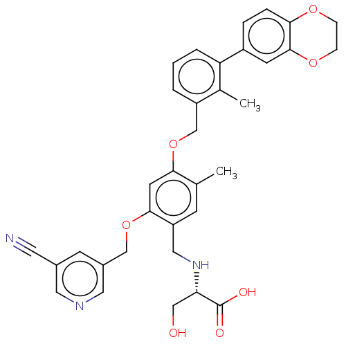 Chemical structure of BindingDB Monomer ID 363369